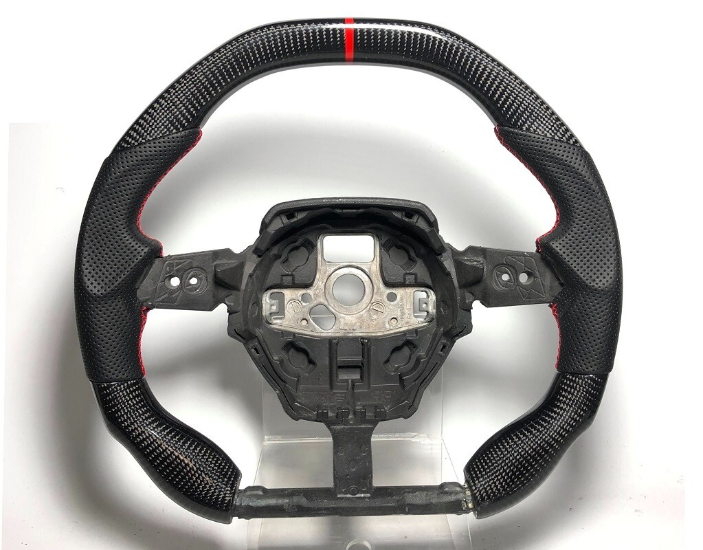 Real Carbon steering wheel Lamborghini Huracan all model red ring stitching