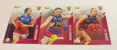 2024 Select Ally Anderson, Nat Grider, Breanna Koenen - Brisbane Lions - AFLW