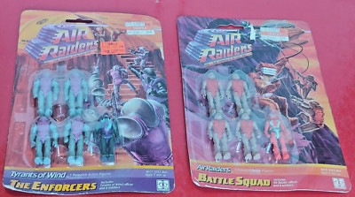 1987 HASBRO AIR RAIDERS THE ENFORCERS/BATTLE SQUAD 10 POSEABLE ACTION FIGURES