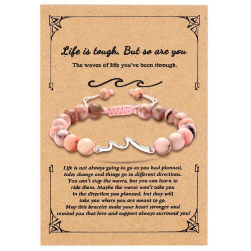 Wave Friendship Bracelet, Best Friend Relaxation Unique Christmas Birthday Va...