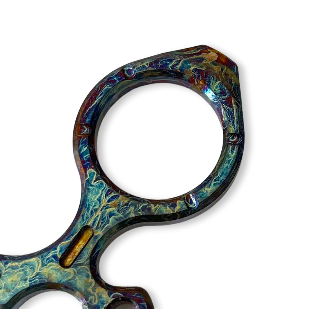 YJGDCN RIHE Design Pioneer Titanium Mulit EDC scythe Tool YJGDCN RIHE Design Pioneer Titanium Mulit EDC scythe Tool