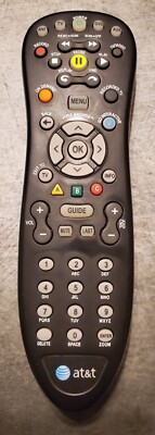 At&t Uverse S10-S1 S10-S2 S10-S3 S10-S4 U-Verse Universal Remote ...