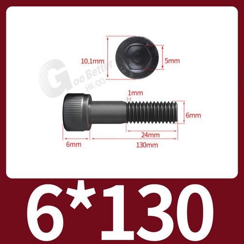 M2 M3 M4 - M12 High Tensile 12.9 Cap Head Allen Bolts Self Colour Socket Screws - Picture 106 of 232