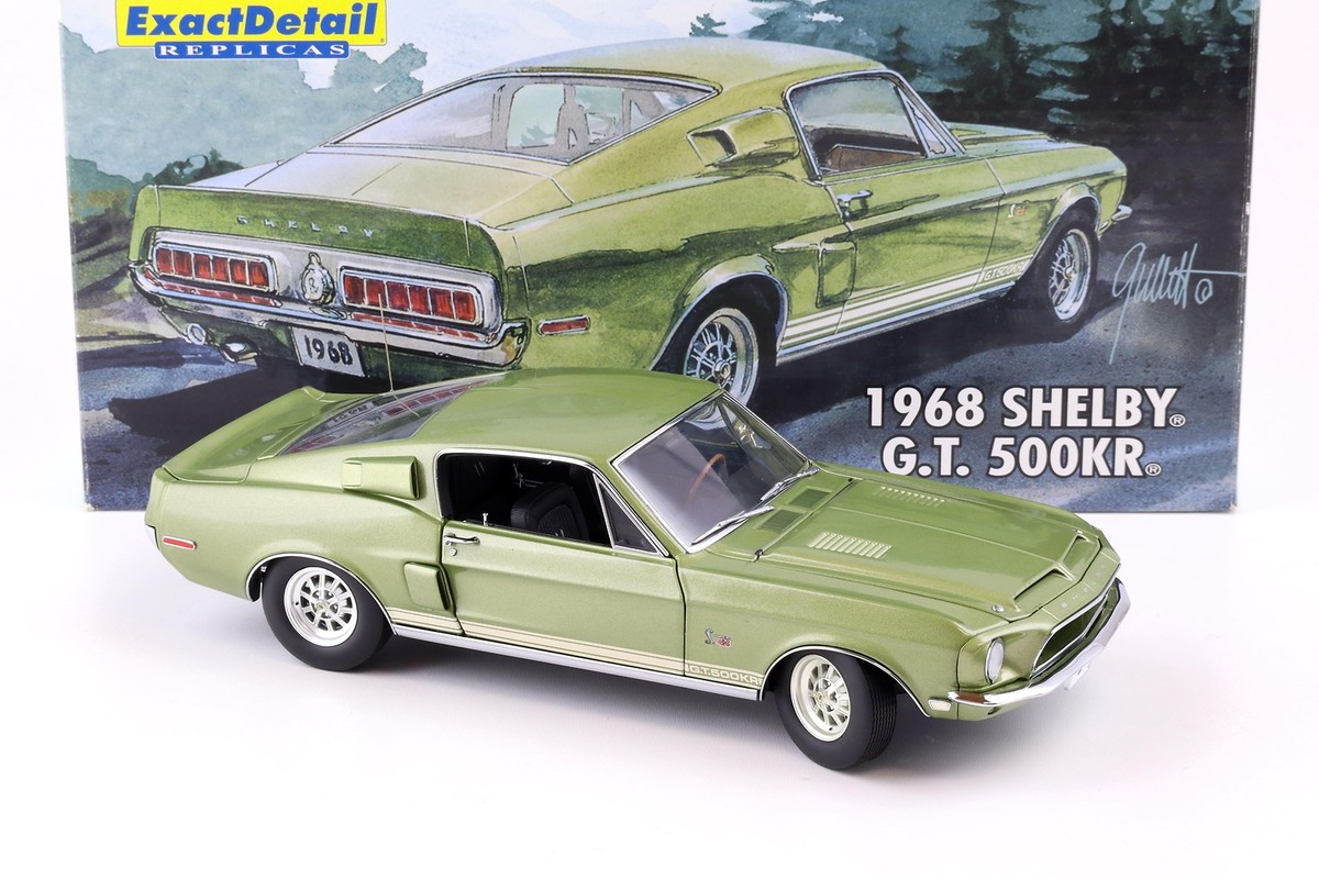 1968 Shelby GT-500KR ミニカー1/18 Road Legends 1968 Ford Shelby GT 500KR 1/18 Diecast White