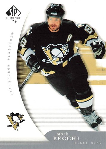 2005 SP Authentic Mark Recchi #81 card
