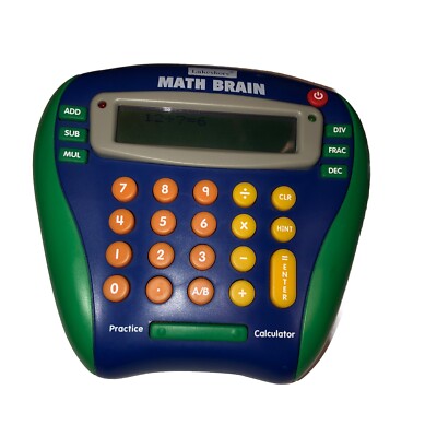Lakeshore Math Brain Game Calculator Electronic Educational Learning Works @a
