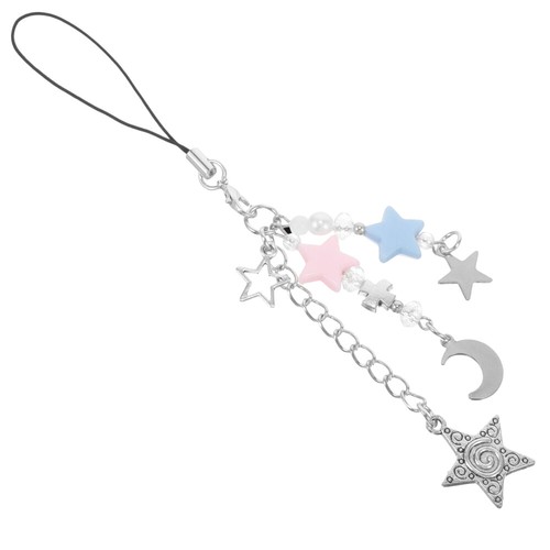 Set of 3 Pentagram Mobile Phone Chain Student Aesthetic Charm Cell - 第 5/12 張圖片