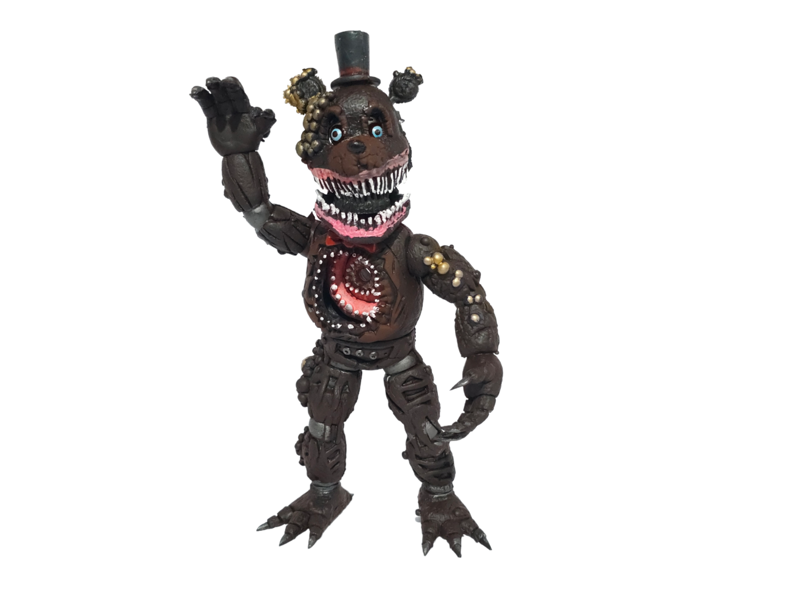 Modelnightmare - Fnaf 4 Nightmare Freddy Png Transparent PNG