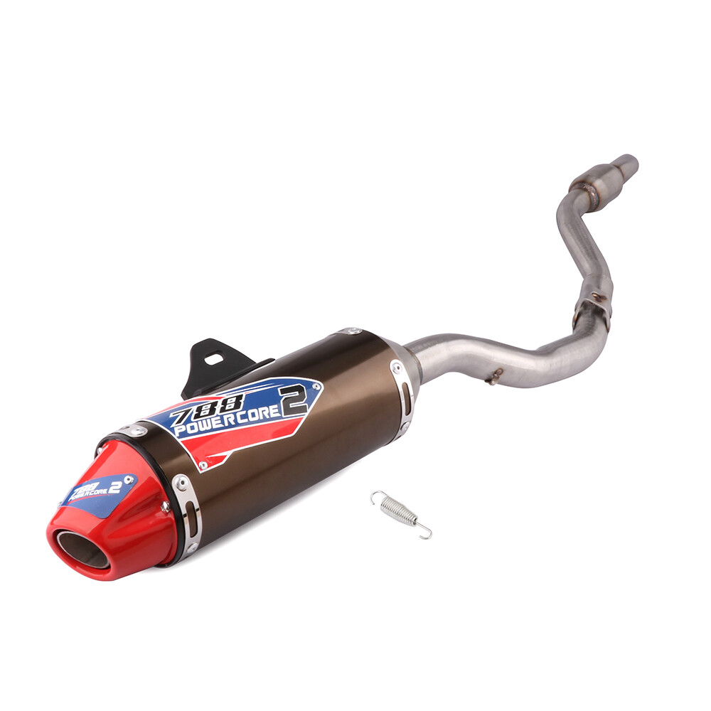 For Honda CRF230 CRF150F CRF150 CRF230F 230F Motocross Motorcycle Exhaust Muffler Dirt Bike Pipe Full System Front Link Complete - 201355758