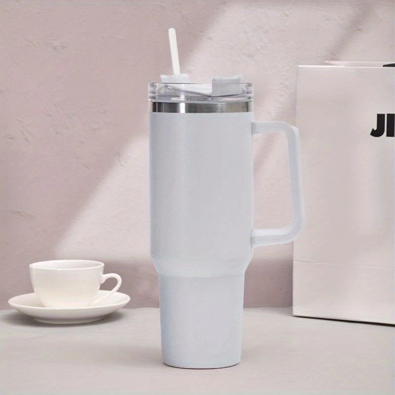 Tumbler Stainless Steel Reusable Vacuum Insulated Lid Straw Leakproof Bottle Kid