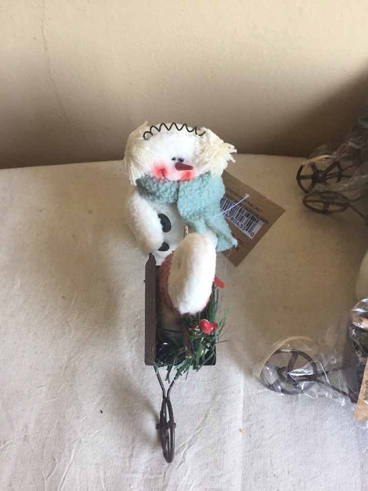 Photo inspiration: New Lot Of 15 Homespun Collections Folk Art Snowman Plush Photo Inspiration