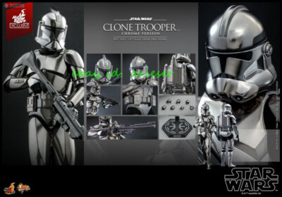 ホットトイズ MMS643 Star wars クローン・トルーパー (クロム版 Hot Toys 1/6 Mms643 Star Wars Clone Trooper Chrome Version