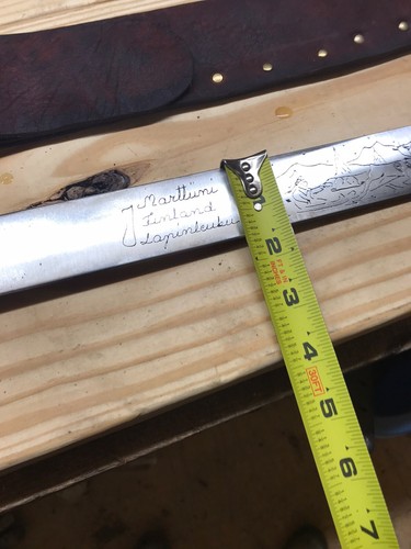 Marttiini Lapinleuku Variipuukko Finnisches Messer Lapp 280 nur Scheide - Bild 9 von 10