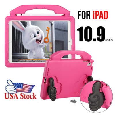 20256 NEW For iPad 7/ 8th 9th 10th 11th Gen A16 Kids EVA Handle Stand Case Cover