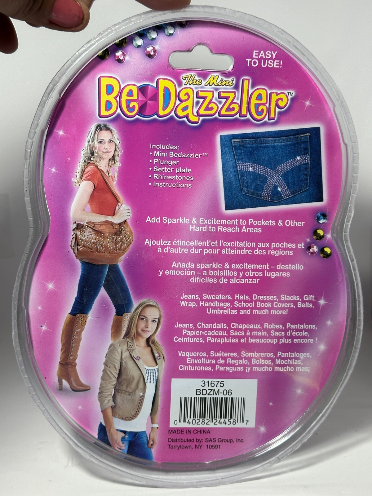 The Mini Bedazzler Add Sparkle to Pockets & Other Hard to Reach Areas ...