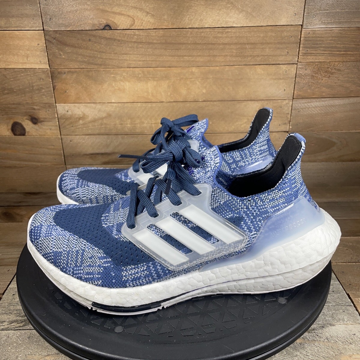 Adidas UltraBoost 21 Primeblue J Crew Blue FZ3084 Shoes Size