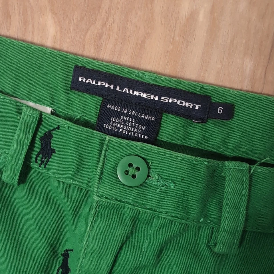 Ralph Lauren Sport All Over Polo Player Skirt Green Size 6 Women's EUC - Image 2 of 4