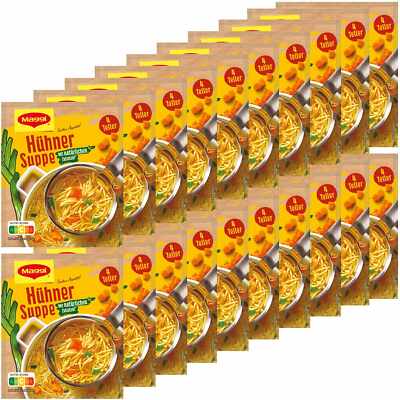 Maggi Guten Appetit Hühner Suppe mit Nudeln VPE 20x60g Tüte ergibt 20x1 Liter