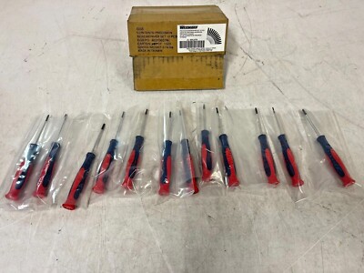 SET OF 12 Westward Precision Screwdriver Hex/Phillips/Slotted Tip Ergo Grip