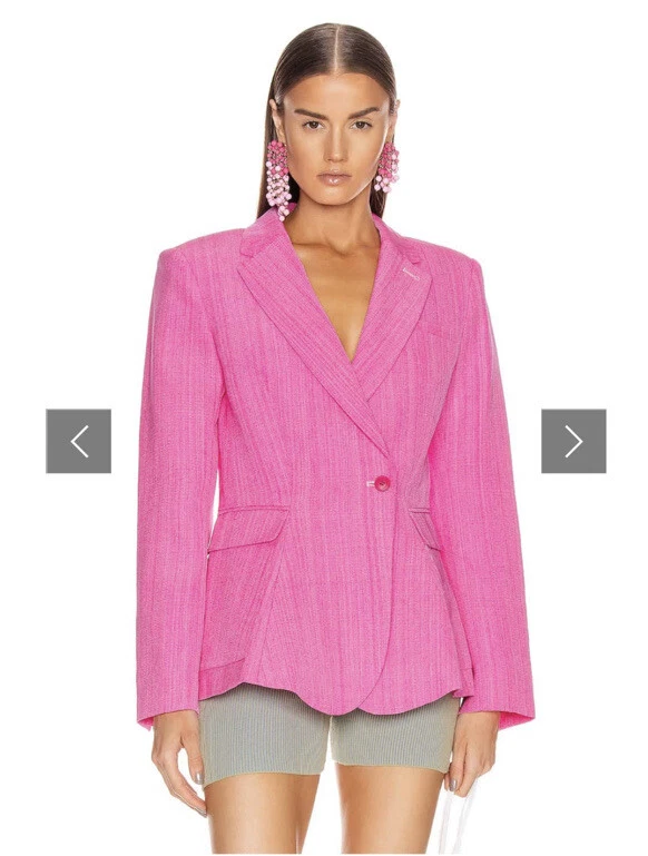 Jacquemus — Jacquemus La Veste Qui Vole blazer size FR 38 in White