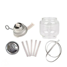 Feuerhand Replacement Parts - Glass Burner Wick By The Meter Screw - Oil Lamp