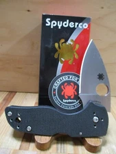 NIB Spyderco USA Lil' Native G-10 S30V Folding Pocket Knife - C230MBGP
