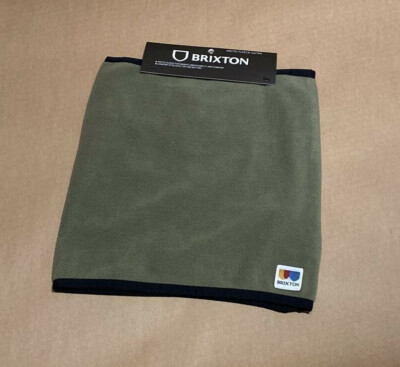 Brixton Mens Arctic Fleece Gaiter OS Olive green Outdoor Activewear Warm