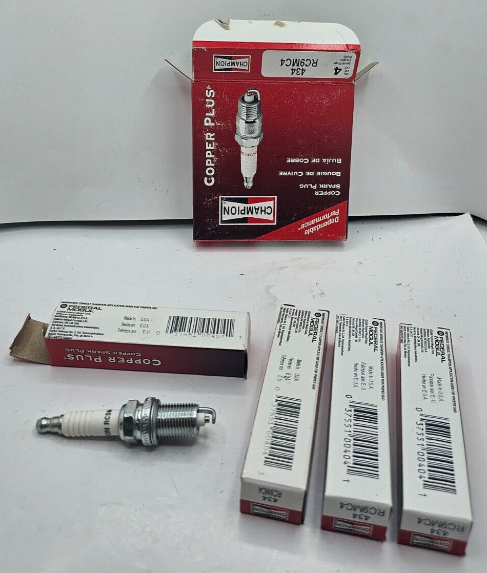 QTY 12 Champion Copper Spark Plug RC9MC4 434 For 2012 Subaru Legacy Outback