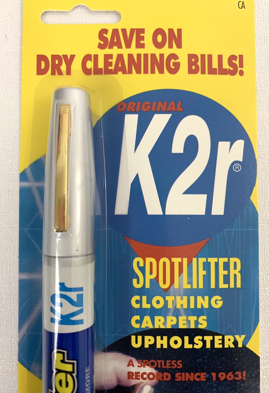 K2R Spot Lifter Stain Remover Spray Pen for Clothes Carpet & More .26