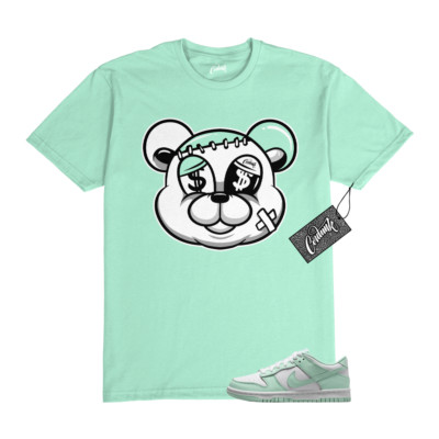 Dunk Low Mint Foam White Air Force 1 T Shirt to Match STITCH