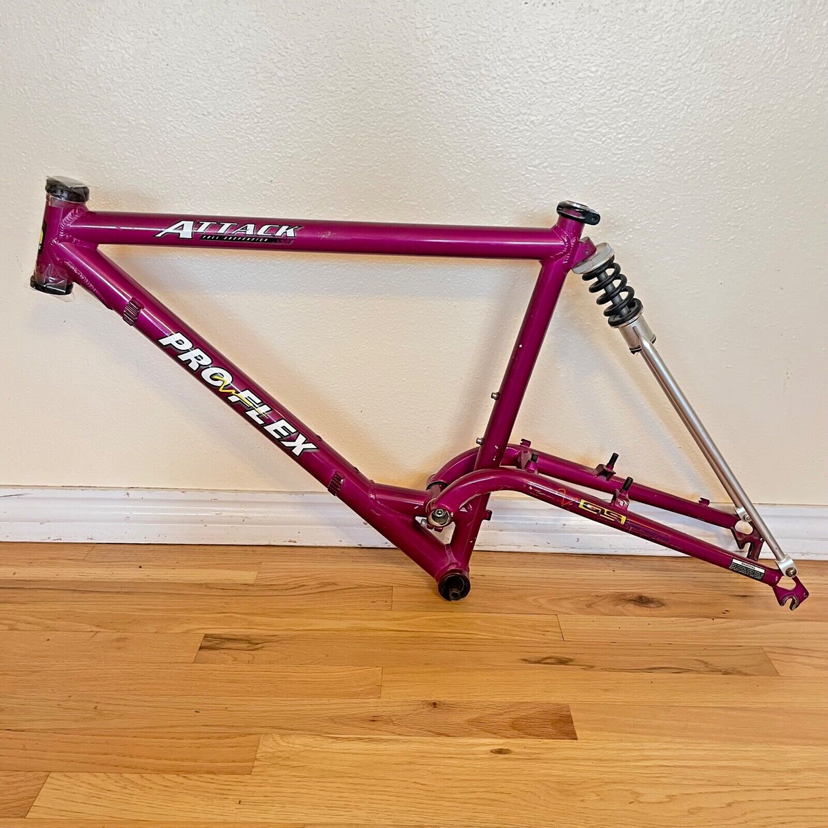 1997 Proflex Attack Full Suspension Vintage Mountain Bike 20