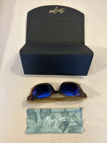 Maui Jim Sports Sunglasses Lens Polarize Matte Blue/Blue Hawaii - Picture 4 of 11
