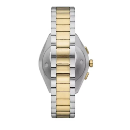 Emporio Armani Chrono Green Dial Dual Tone Stainless Steel Strap Watch AR11511 - Picture 4 of 11