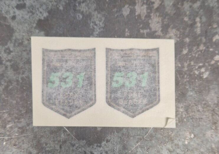 Reynolds 531 Fork Decal Set 1982-1989 V