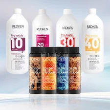 REDKEN Color Gels Lacquers Permanent Liquid Color 2oz OR Developer(CHOOSE YOURS)