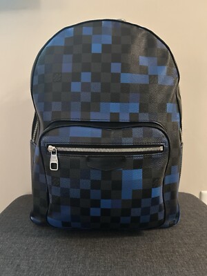 Louis Vuitton Damier Graphite Josh Backpack Pixel Blue