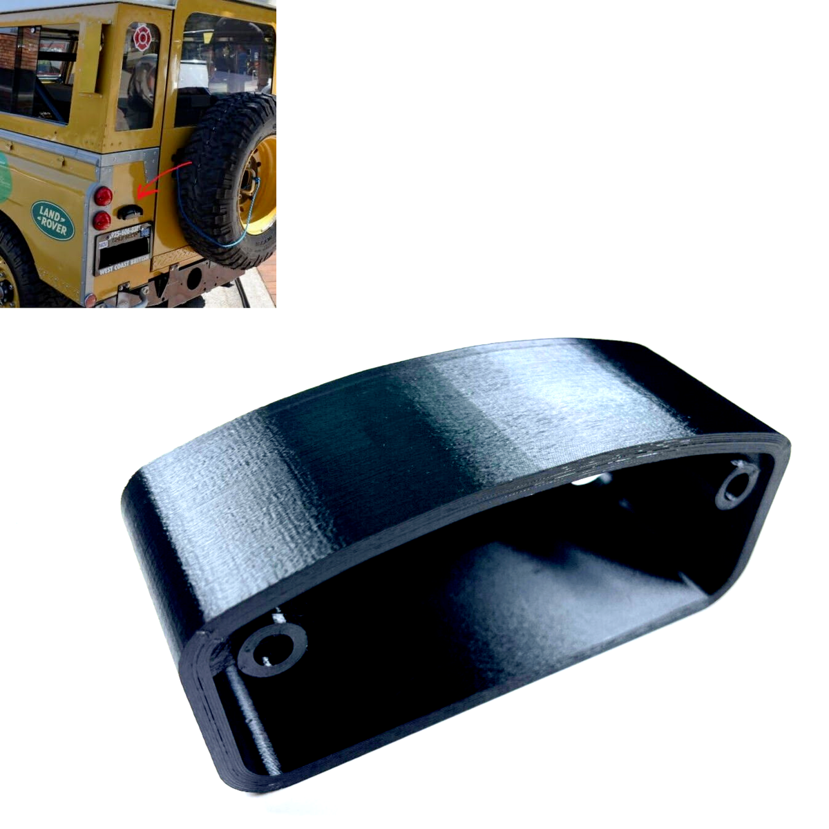 LAND ROVER SERIES 2A, 3 & DEFENDER 90 / 110 PLINTH HOLDER FOR