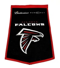 ATLANTA FALCONS Budweiser Bud Light Acrylic NFL Banner Helmet Winning Streak
