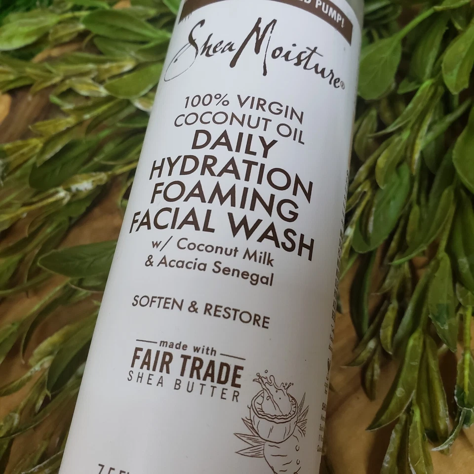 SheaMoisture 100%初榨椰子日常保湿泡沫洗面奶22毫升/7.5盎司 — 第 2/3 张图片