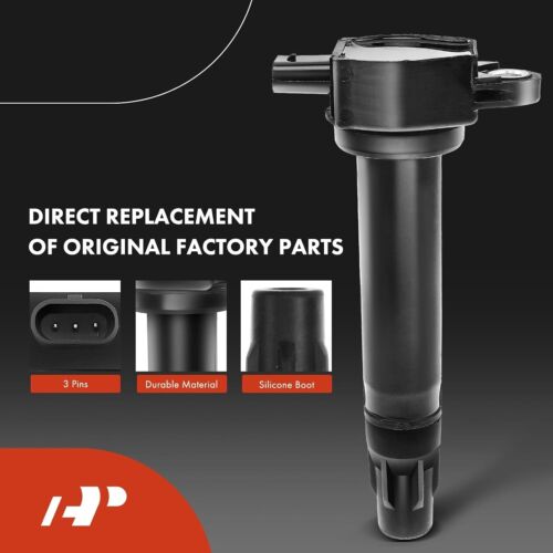 Set of 4 Ignition Coil Pack and Iridium Spark Plugs Compatible with Jeep Compass - Picture 3 of 6