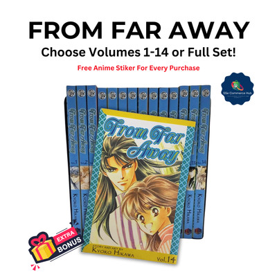 From Far Away englischer Manga Kyoko Hikawa Band 1-14 lose/set Expressversand...