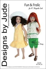 Fun & Frolic Doll Clothes Sewing Pattern for 14" Kish