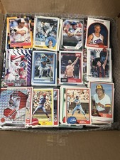 Large Flat Rate Box of Sports Cards   NBA, MLB, NFL, NHL