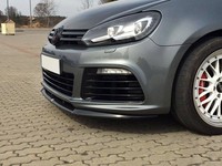 Maxton Design Frontlippe Passend FüR Vw Golf 6 Schwarz Hochglanz