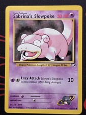 Sabrina's Slowpoke 95/132 Gym Heroes Unlimited LP on eBay