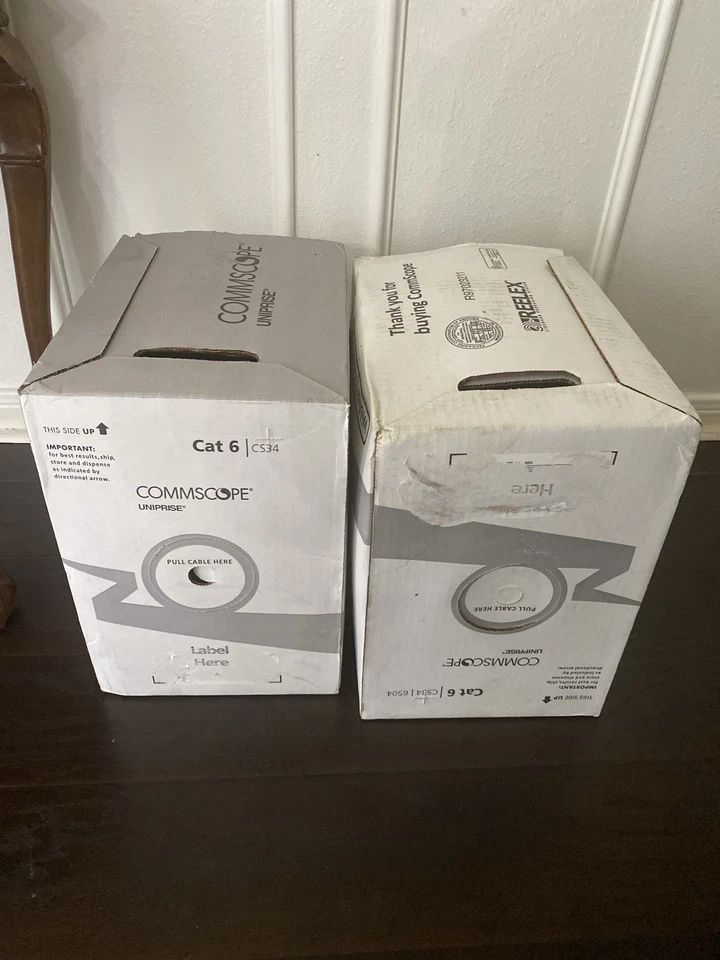 Commscope Uniprise Solutions Cat6 CMP Blue Plenum 1000ft CS34P 874019914/10  - Image 2 of 2