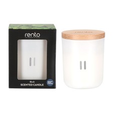 Rento Finland White Birch Scented Candle 120g Sauna Fragrance New