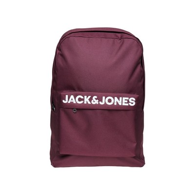 Jack & Jones Logo Backpack With Zip Closure Bag