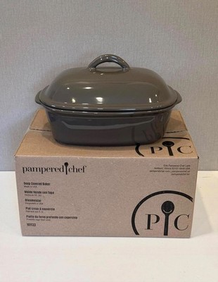 Pampered Chef Ofenmeister   ca. 3 L Stoneware mit Deckel