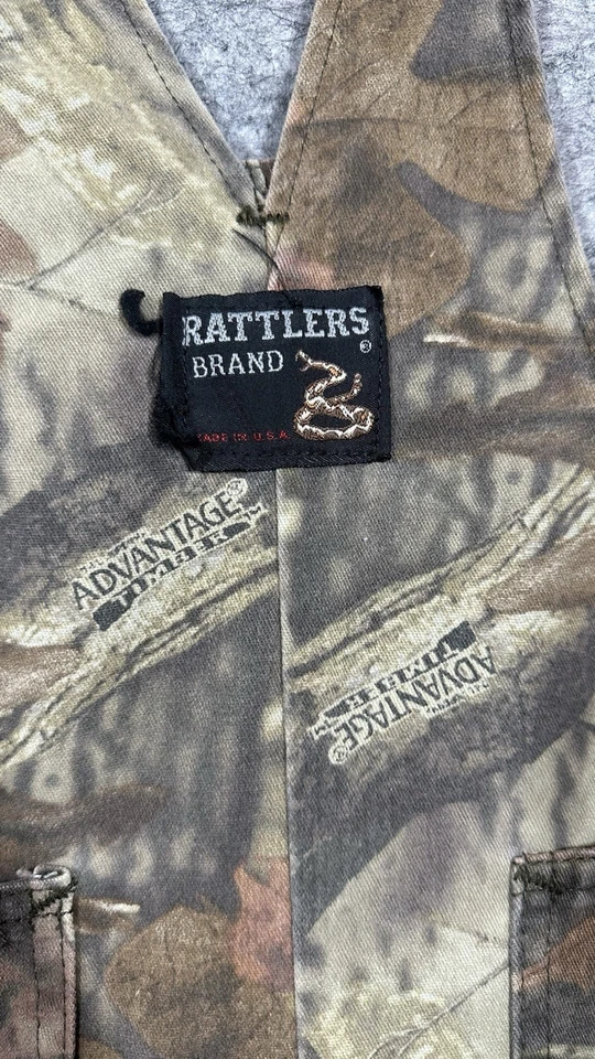 Rattlers Brand Advantage Timber Youth Camo Bib Overalls SZ 4T - Image 3 of 4